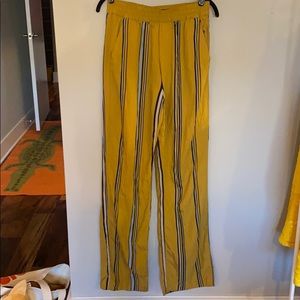 striped zara pants